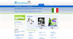 Desktop Screenshot of marketplaceb2b.it