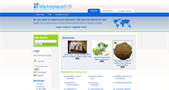 Desktop Screenshot of marketplaceb2b.com