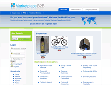 Tablet Screenshot of marketplaceb2b.com